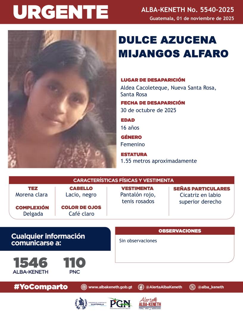 DULCE AZUCENA MIJANGOS ALFARO 