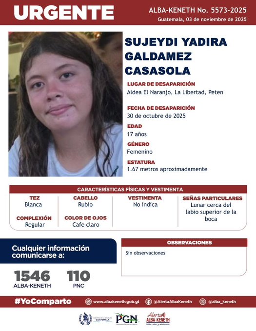 Sujeydi Yadira Galdamez Casasola