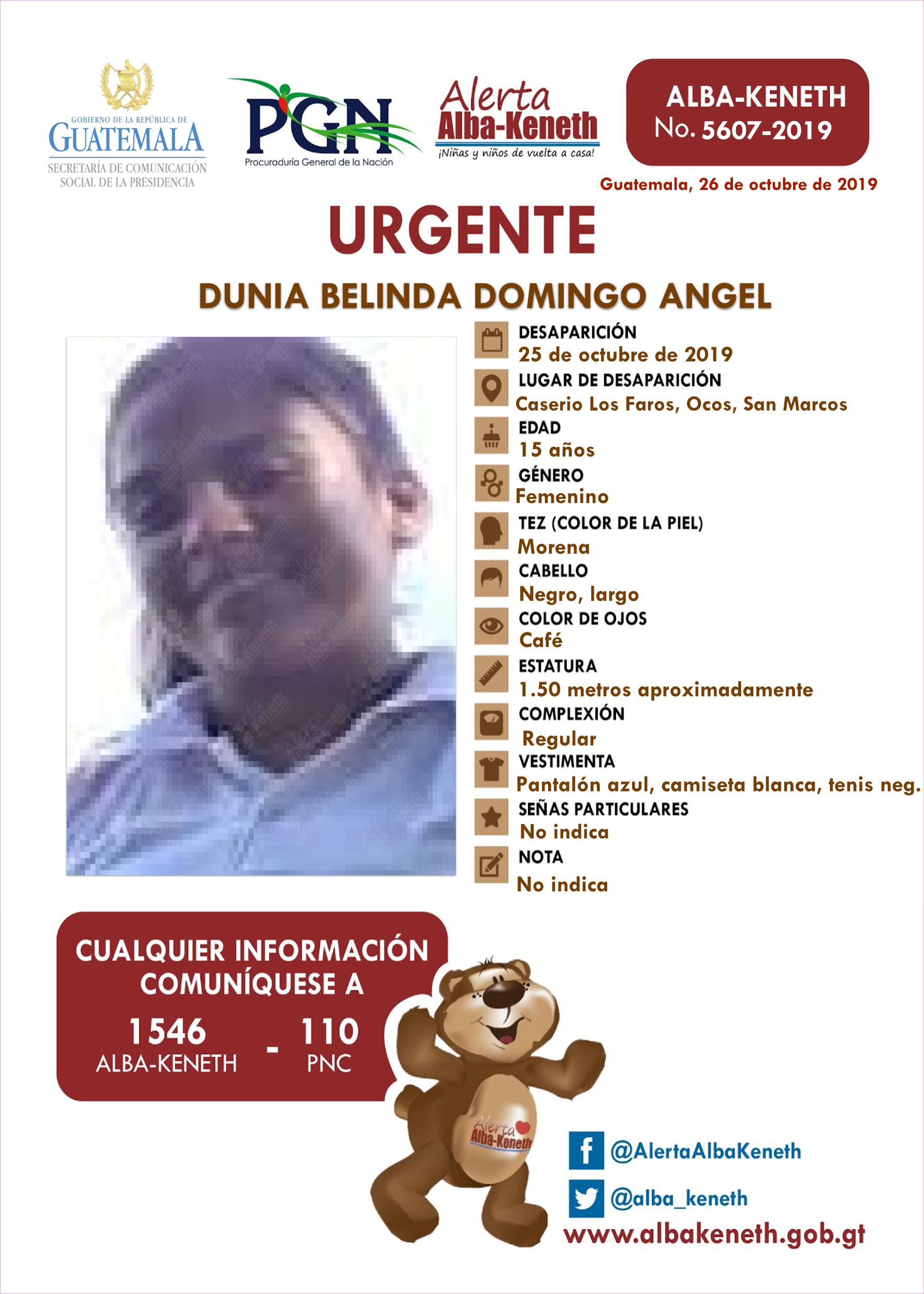 Dunia Belinda Domingo Angel