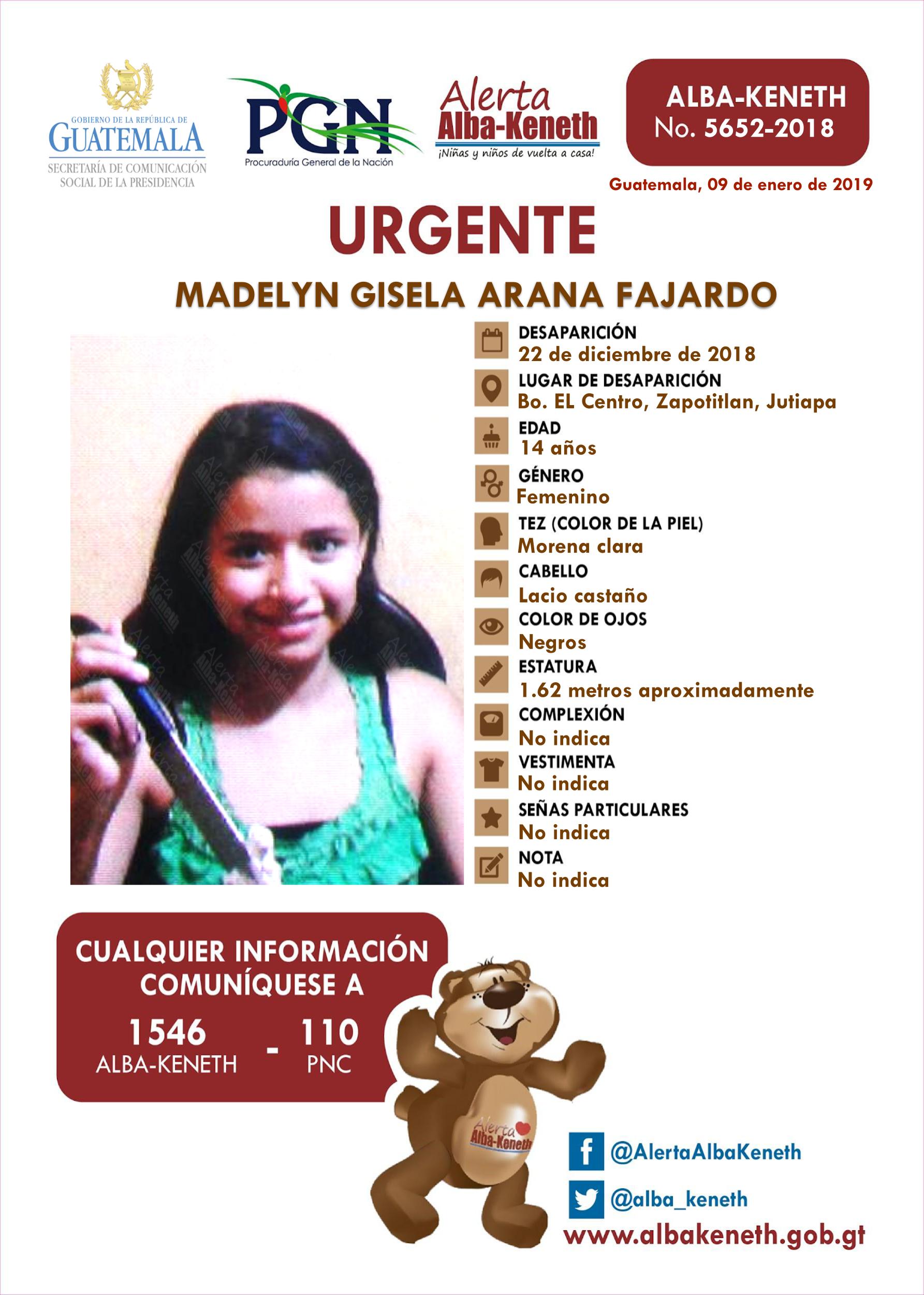 Madelyn Gisela Arana Fajardo