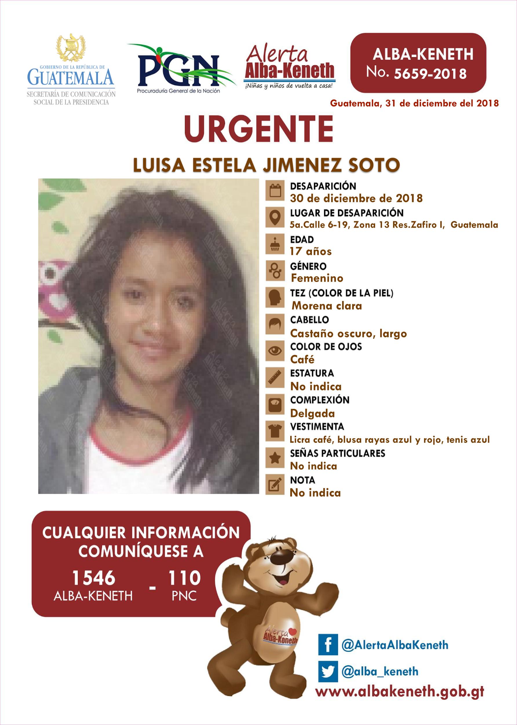 Luisa Estela Jimenez Soto