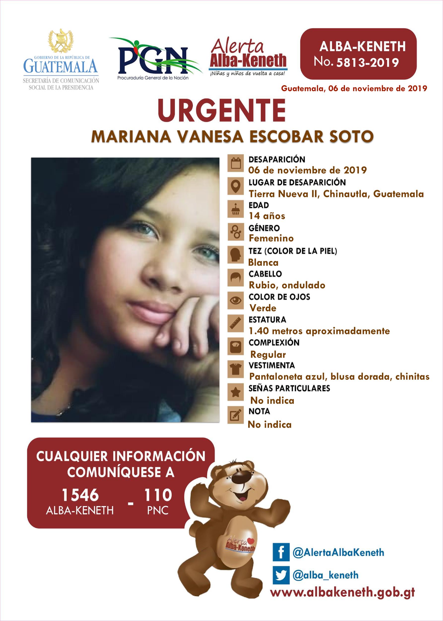 Mariana Vanesa Escobar Soto