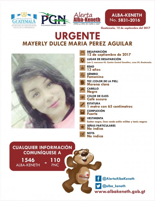 Mayerly Dulce María Pérez Aguilar