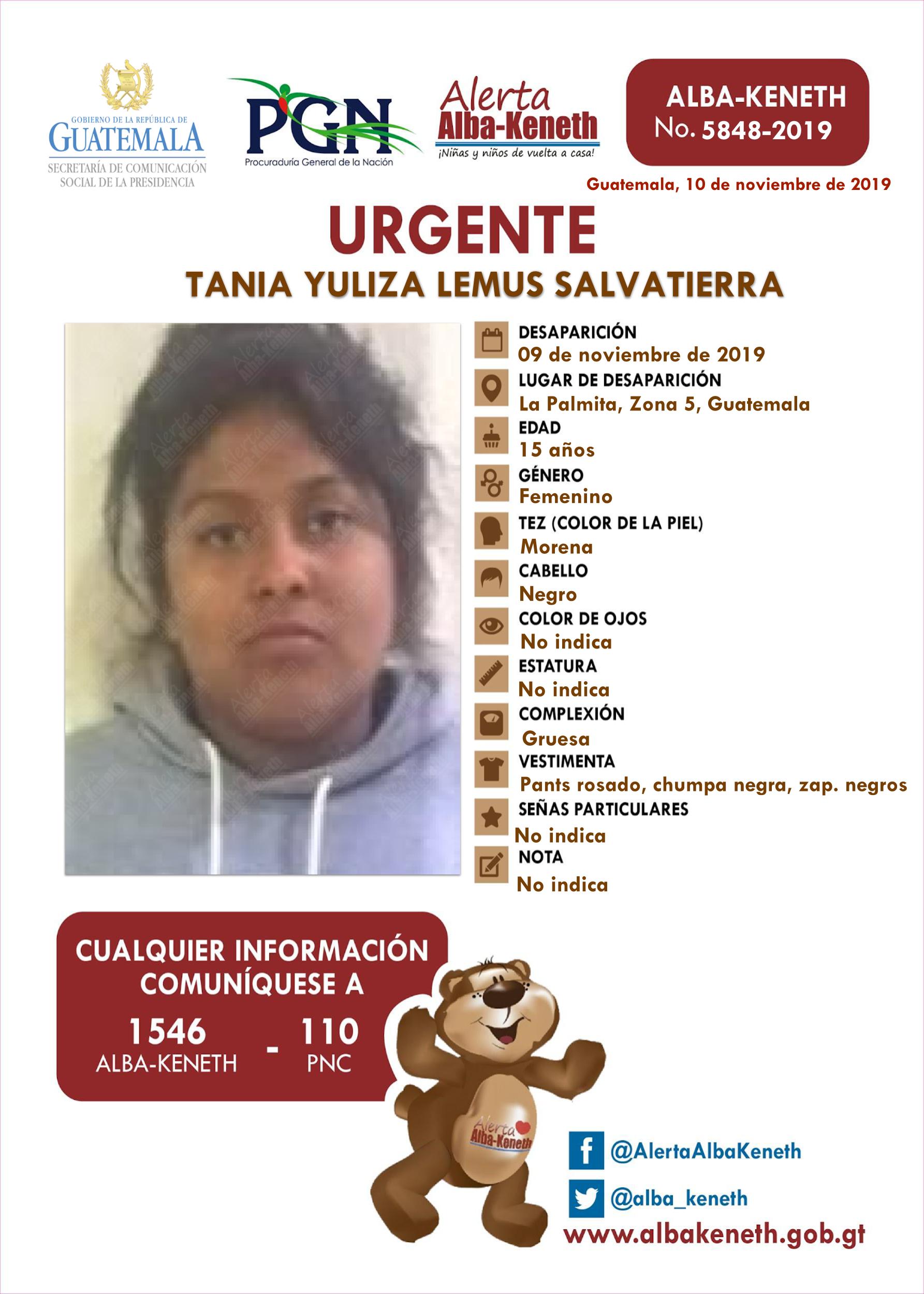Tania Yuliza Lemus Salvatierra