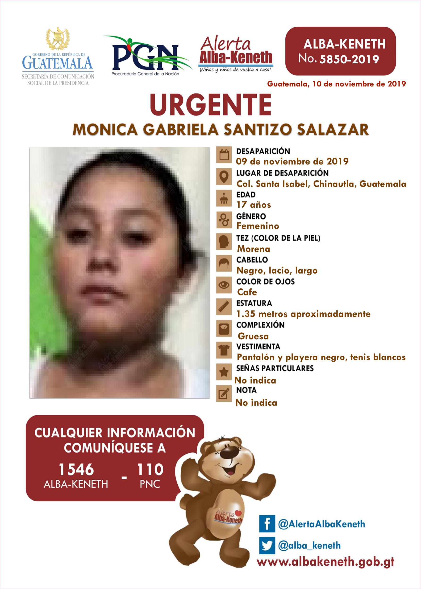 Monica Gabriela Santizo Salazar