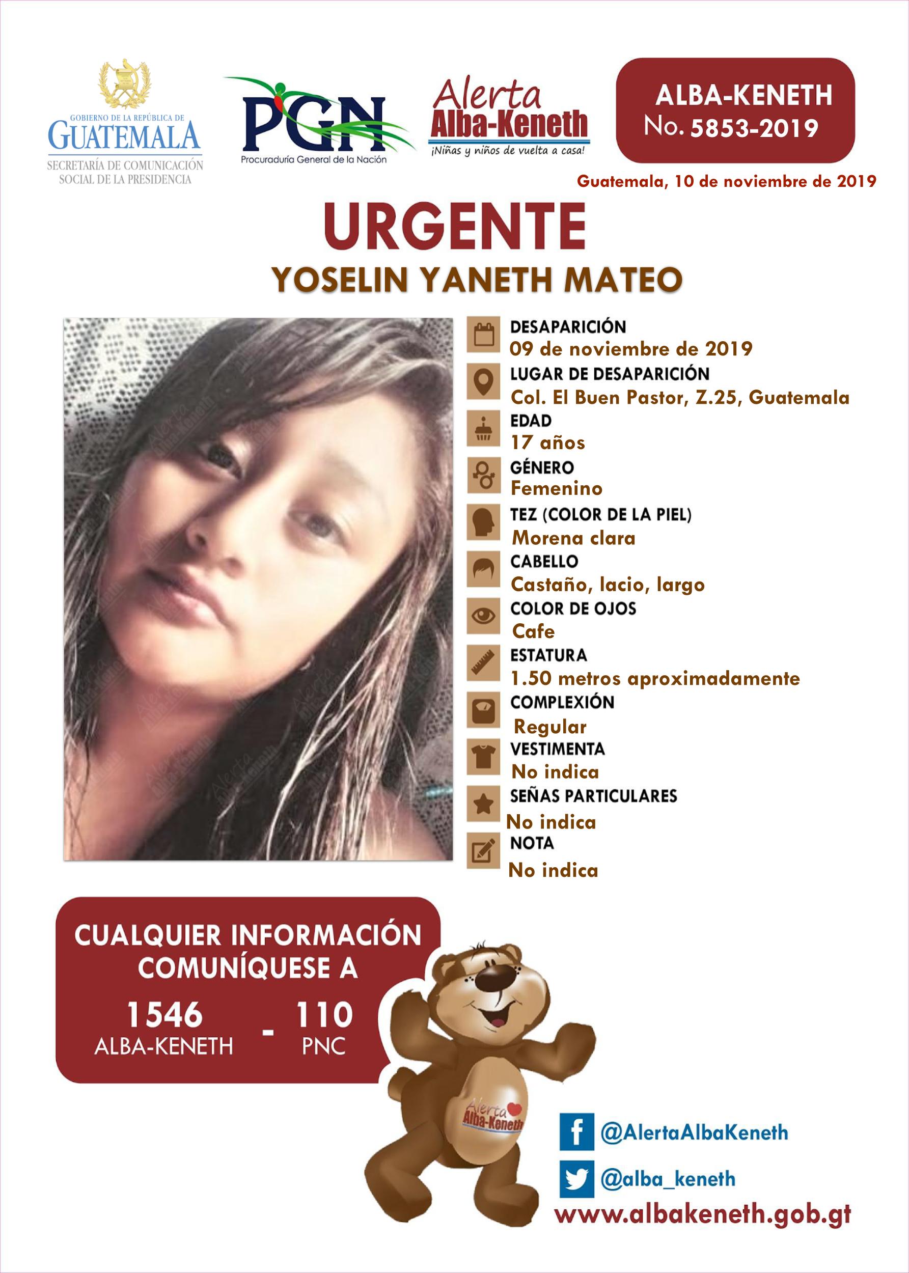 Yoselin Yaneth Mateo