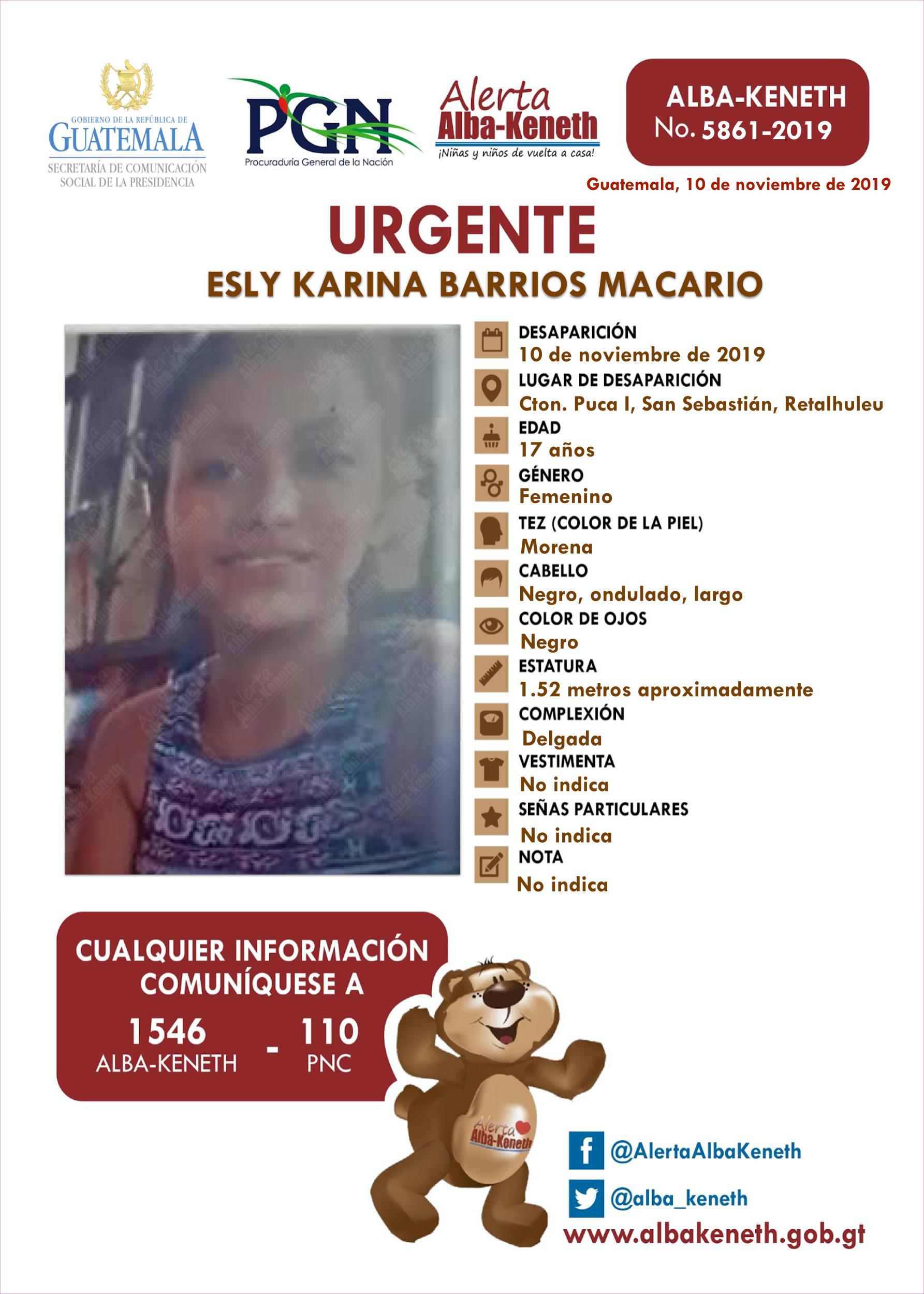 Esly Karina Barrios Macario