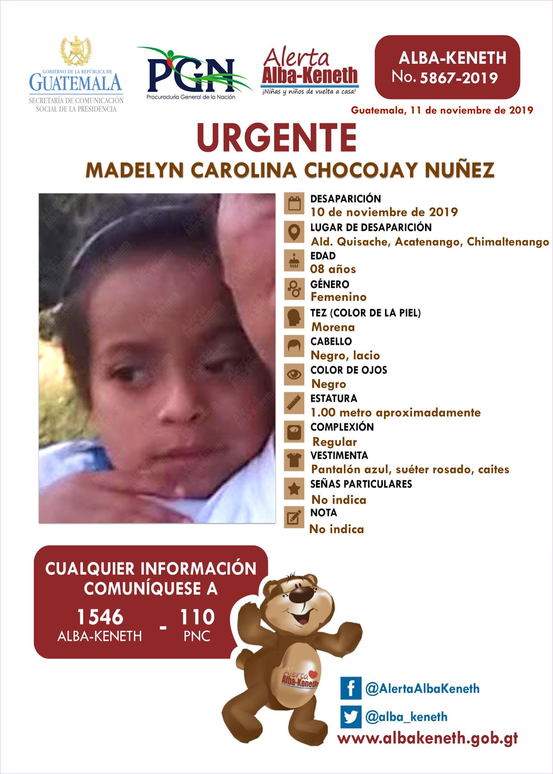 Madelyn Carolina Chocojay Nuñez