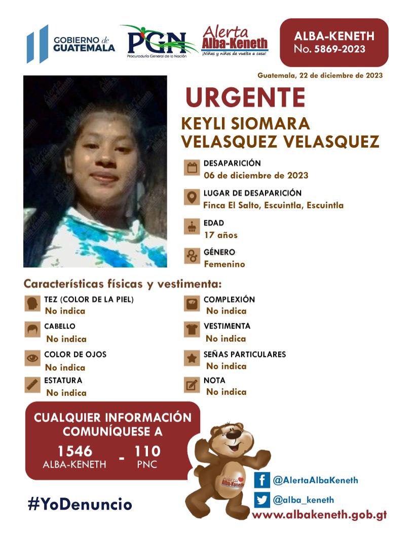 Keyli Siomara Velasquez Velasquez