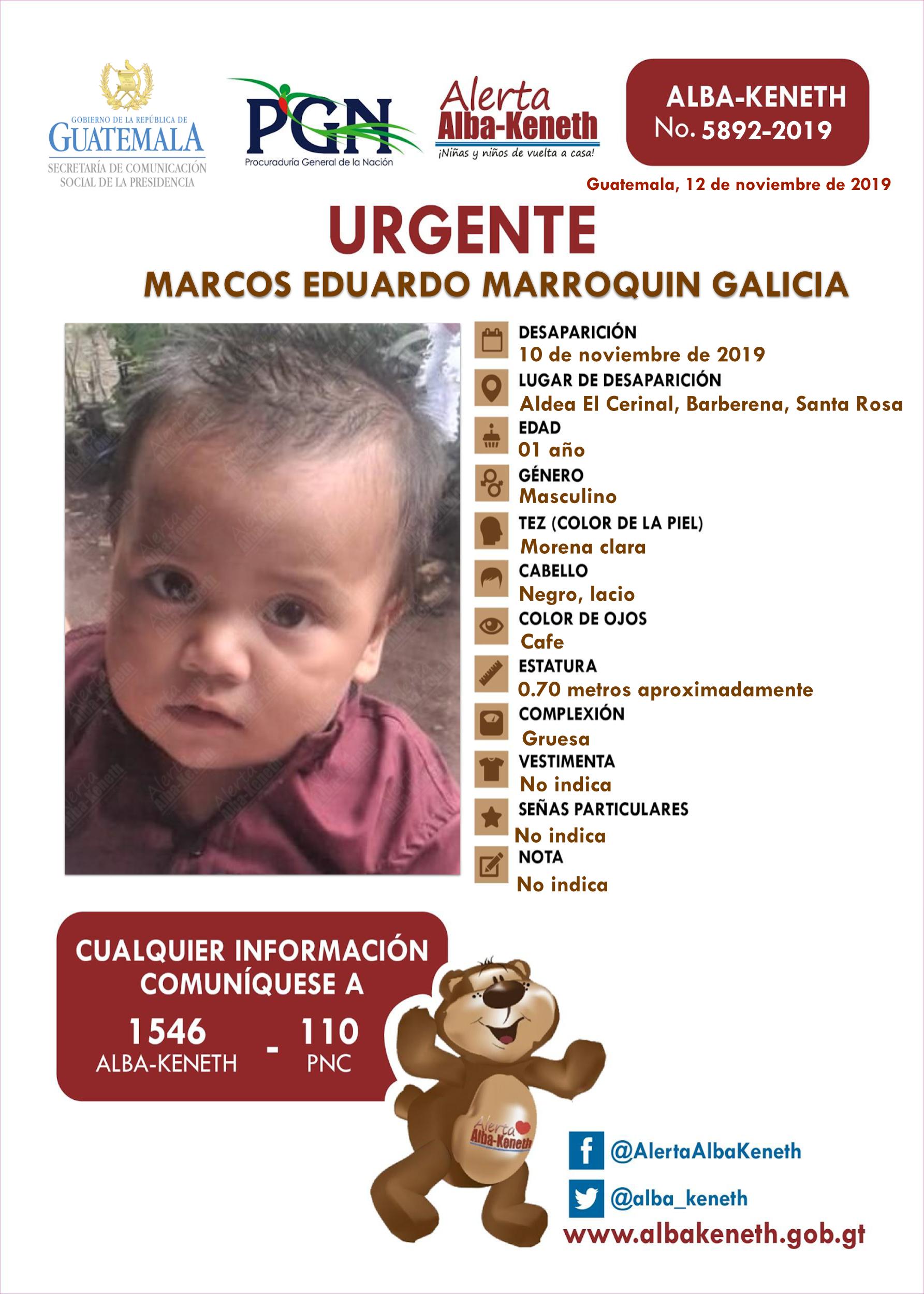 Marcos Eduardo Marroquin Galicia