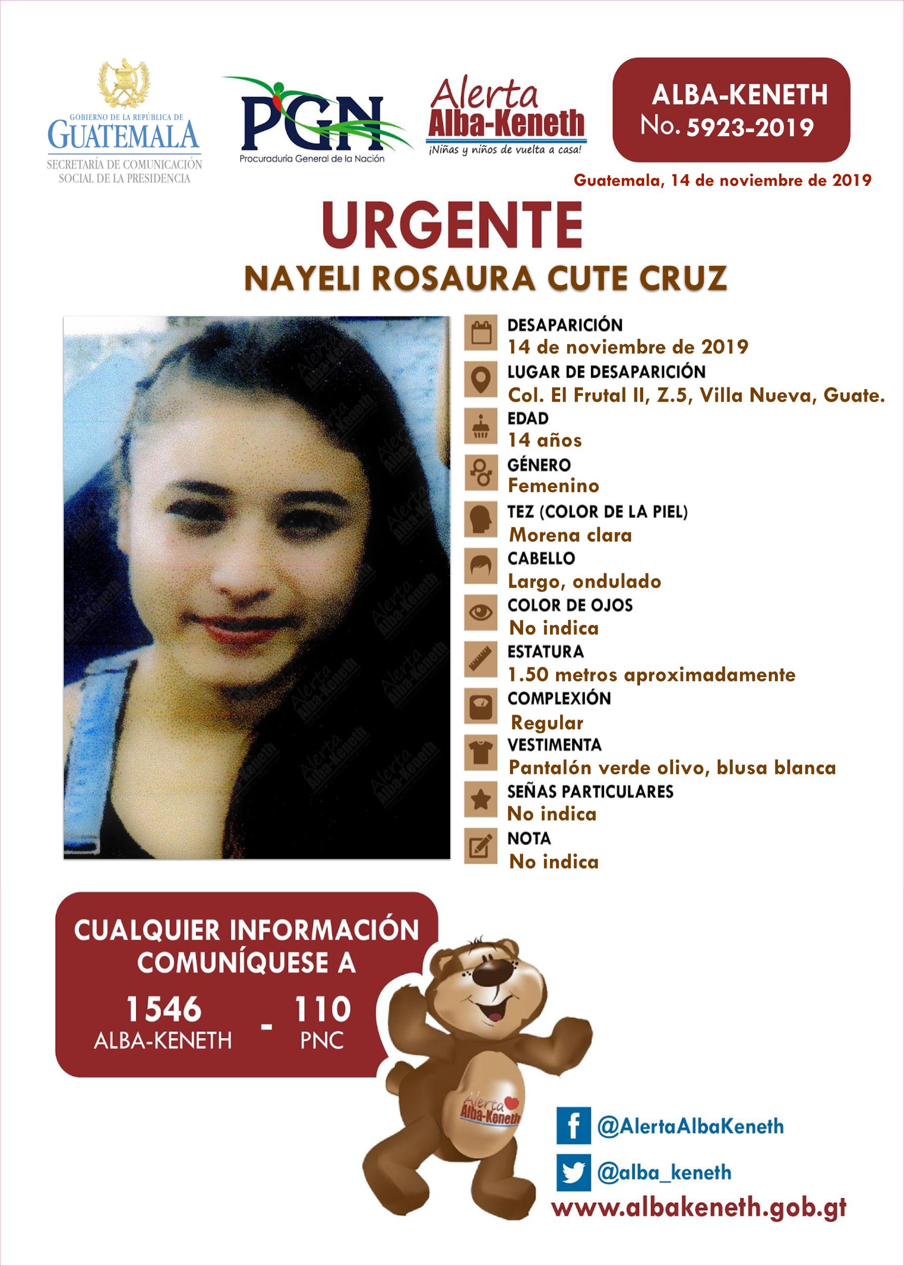 Nayeli Rosaura Cute Cruz