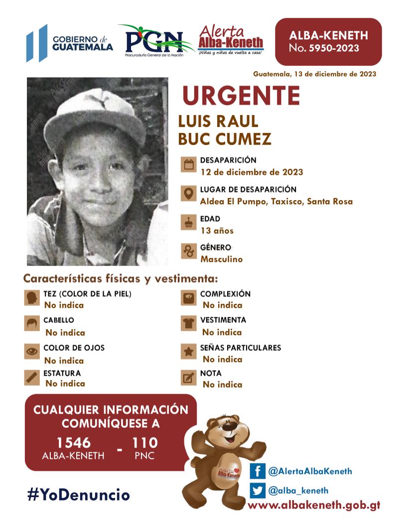 Luis Raul Buc Cumez