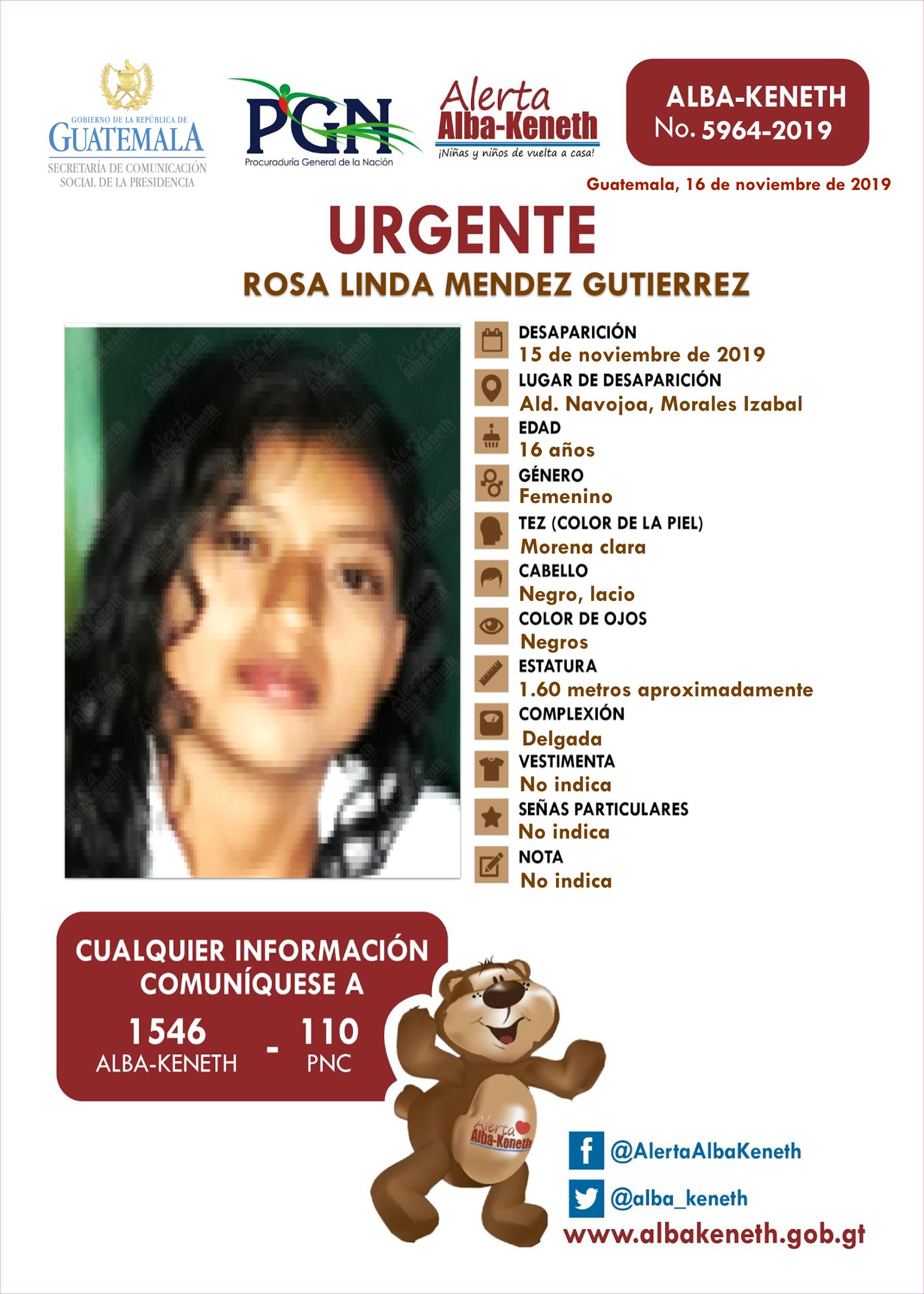 Rosa Linda Mendez Gutierrez