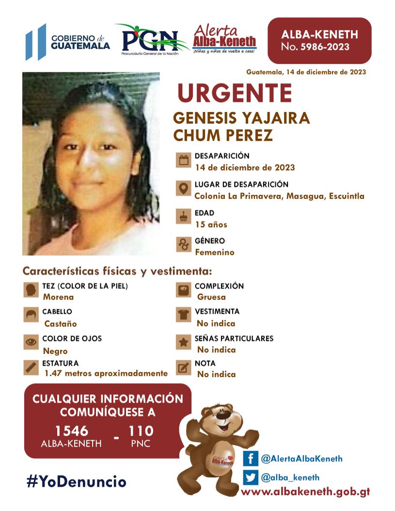 Genesis Yajaira Chum Perez