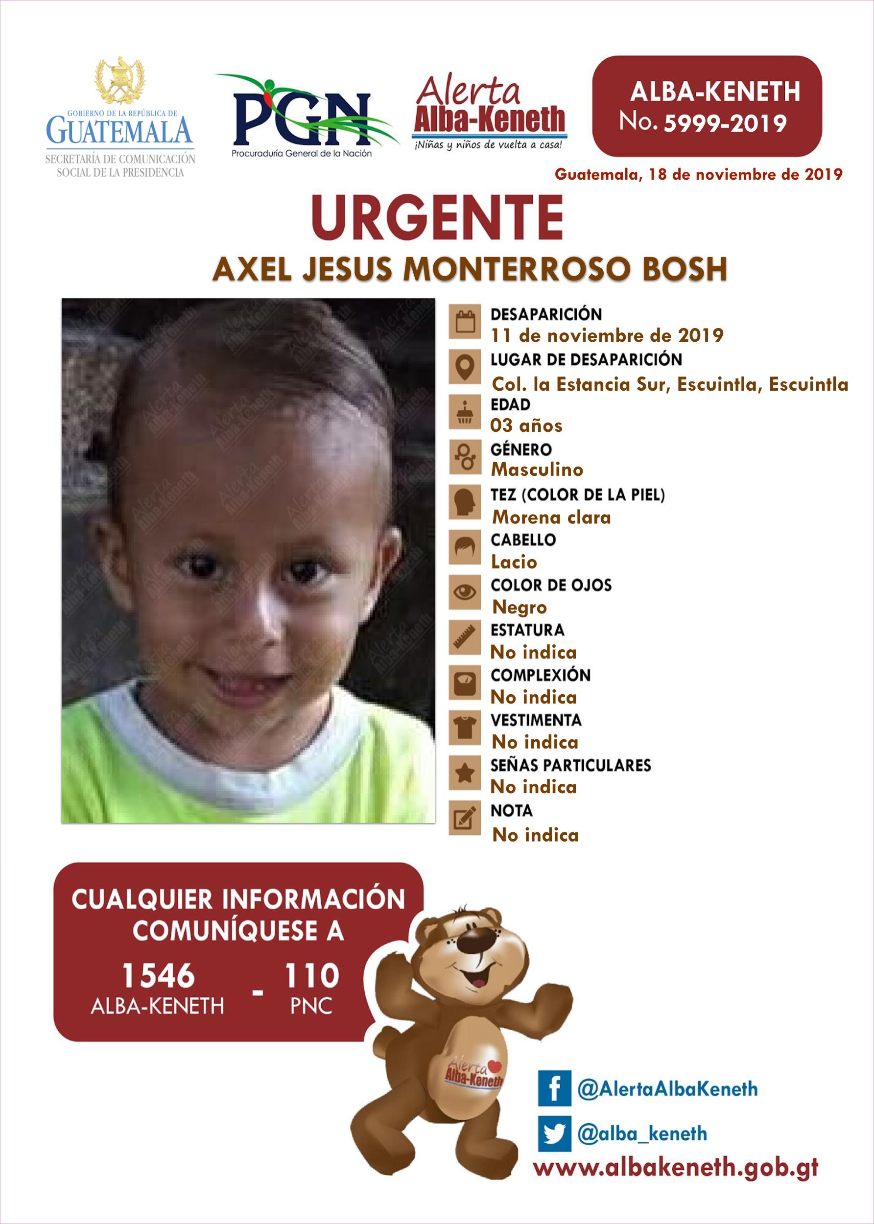 Axel Jesus Monterroso Bosh