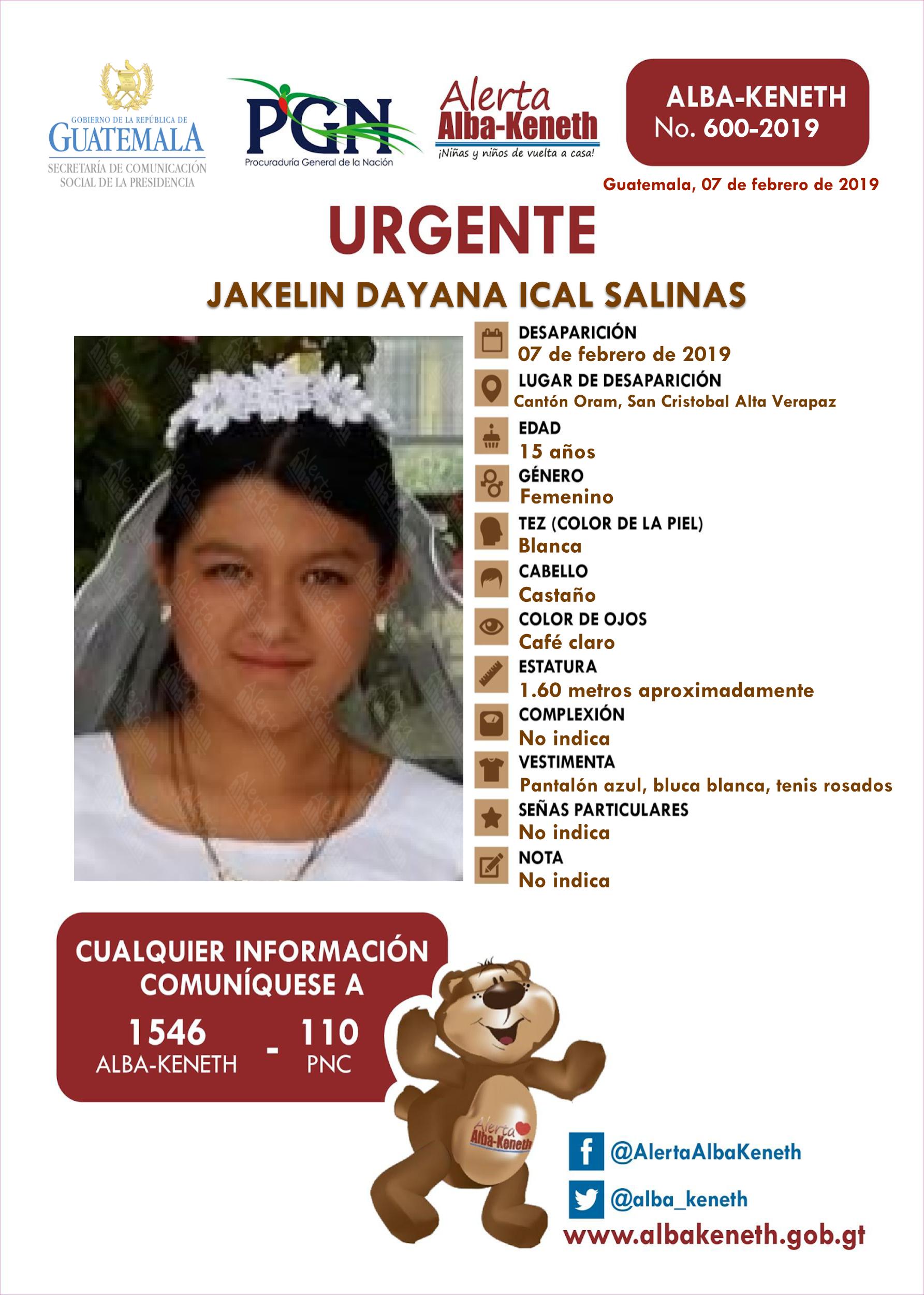 Jakelin Dayana Ical Salinas