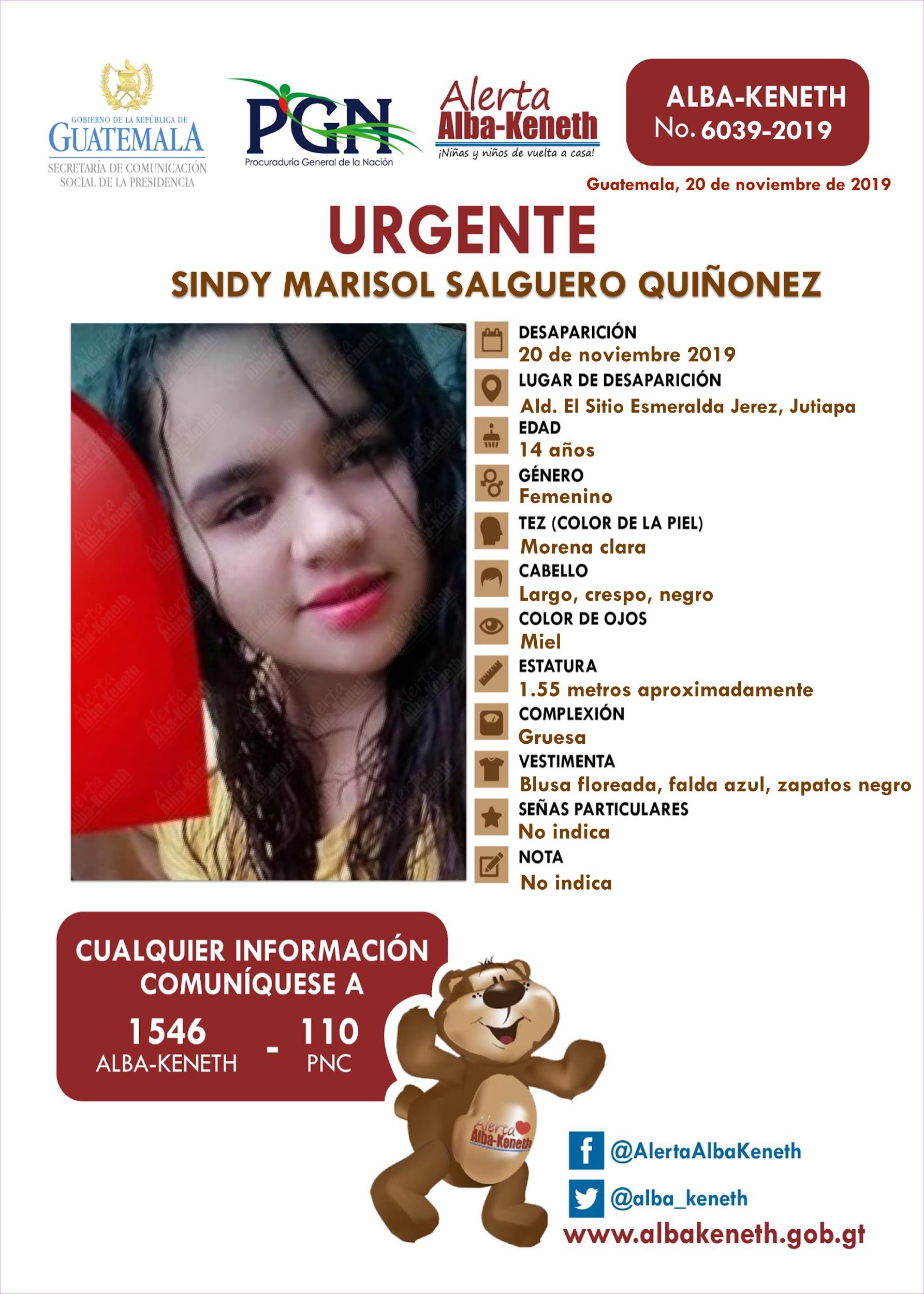 Sindy Marisol Salguero Quiñonez