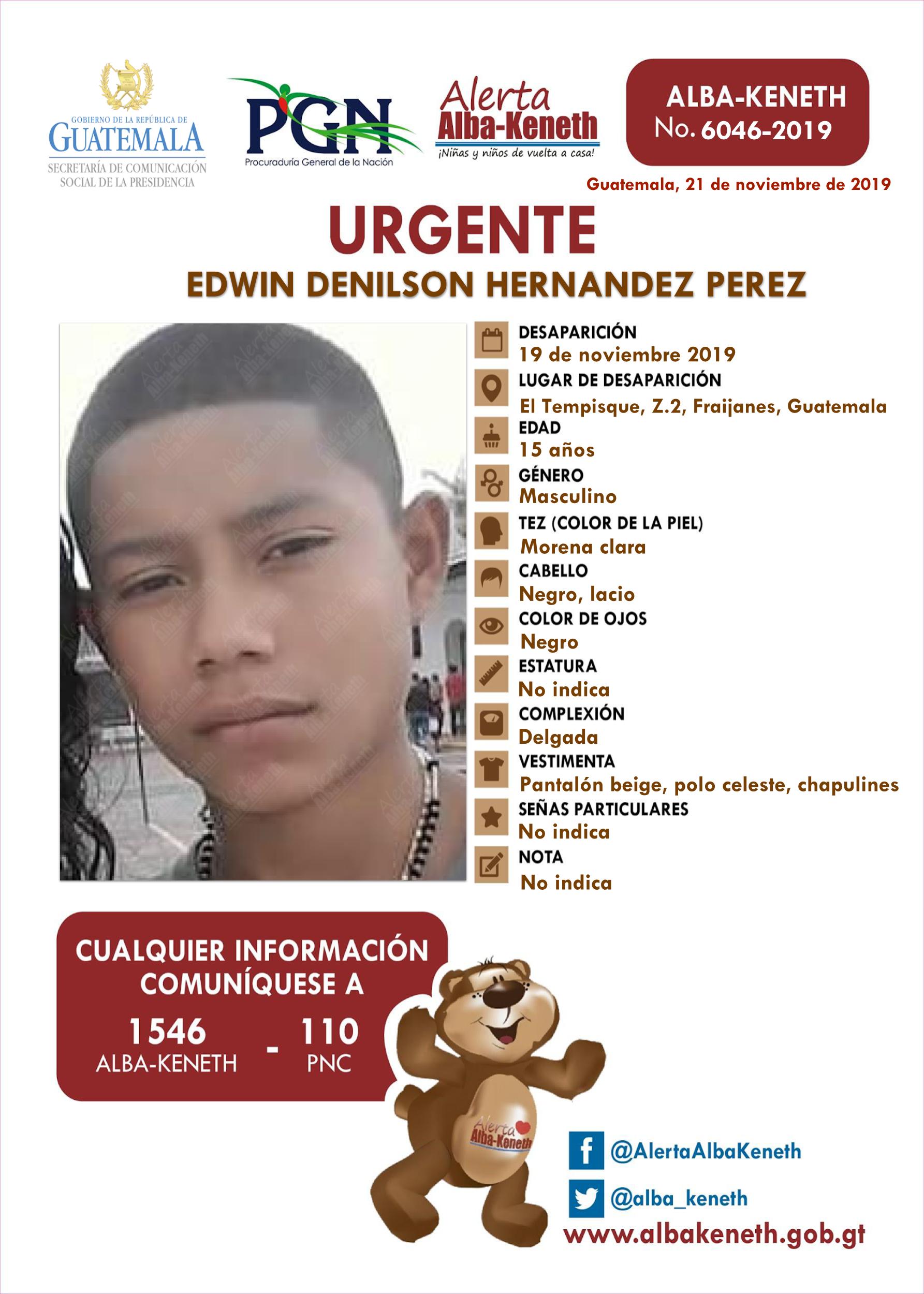 Edwin Denilson Hernandez Perez