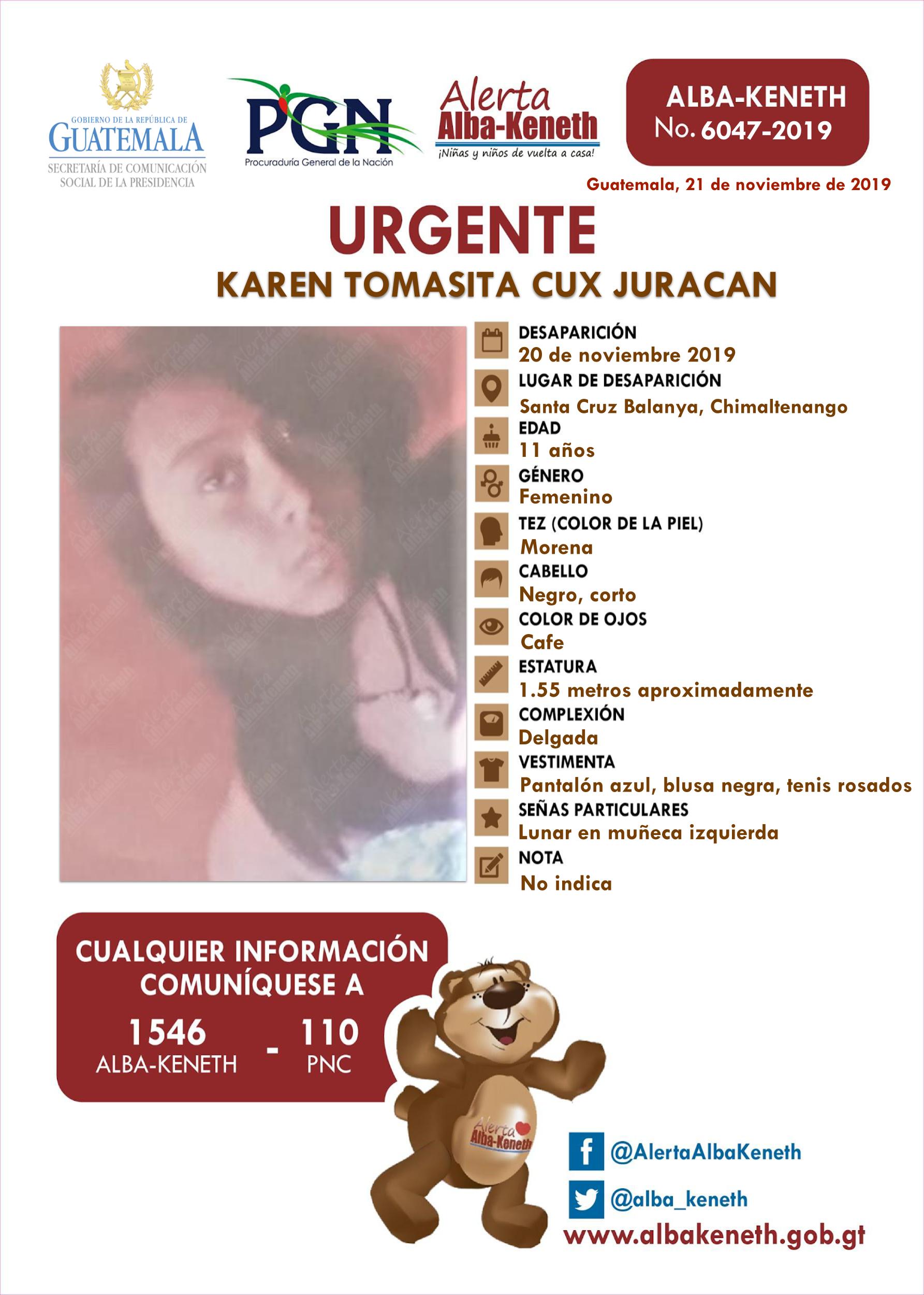 Karen Tomasita Cux Juracan