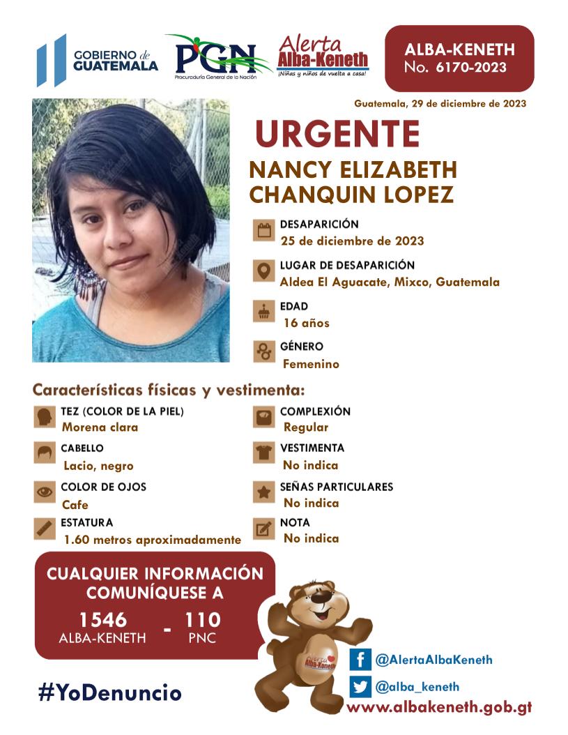 Nancy Elizabeth Chanquín López