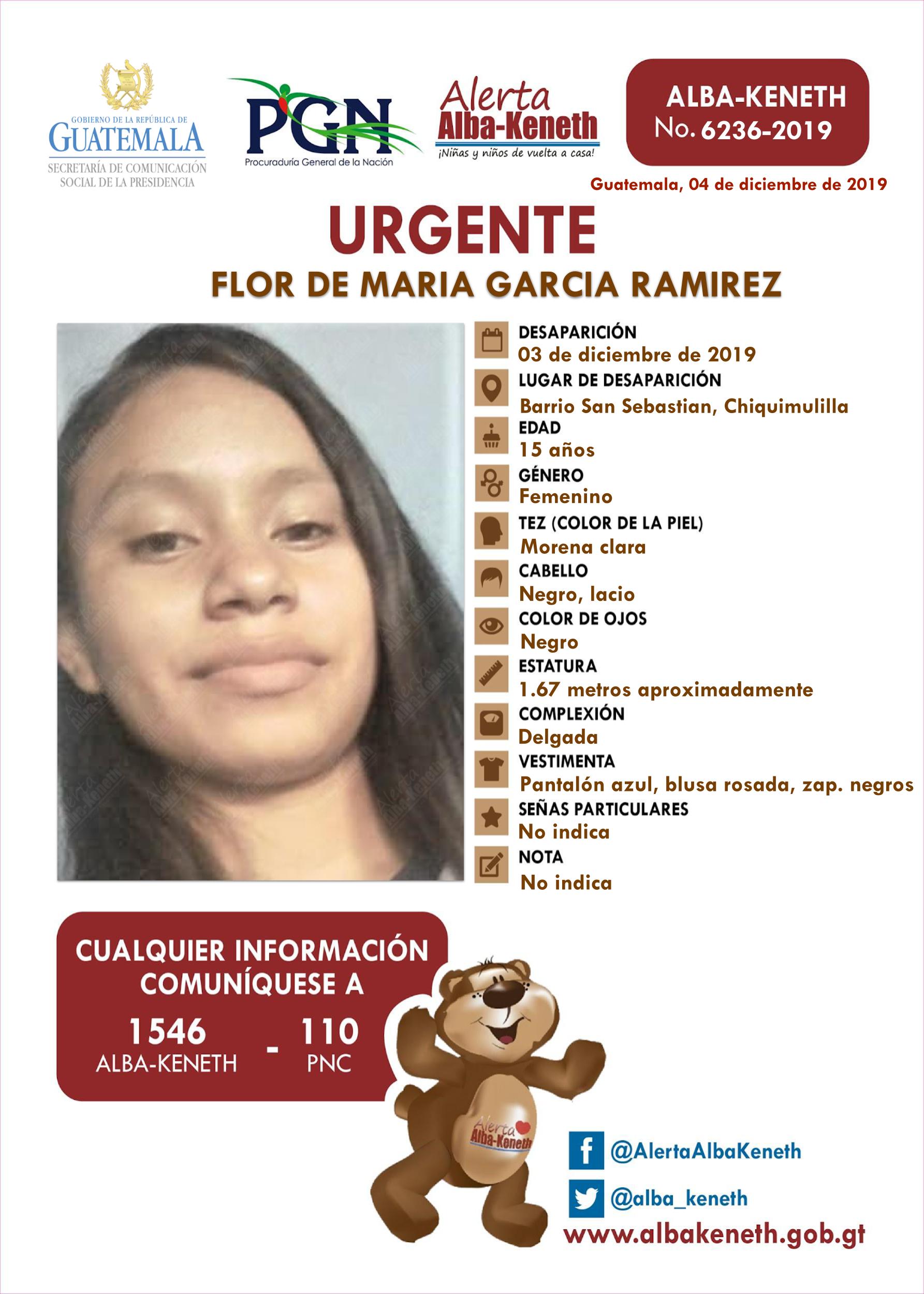 Flor de Maria Garcia Ramirez