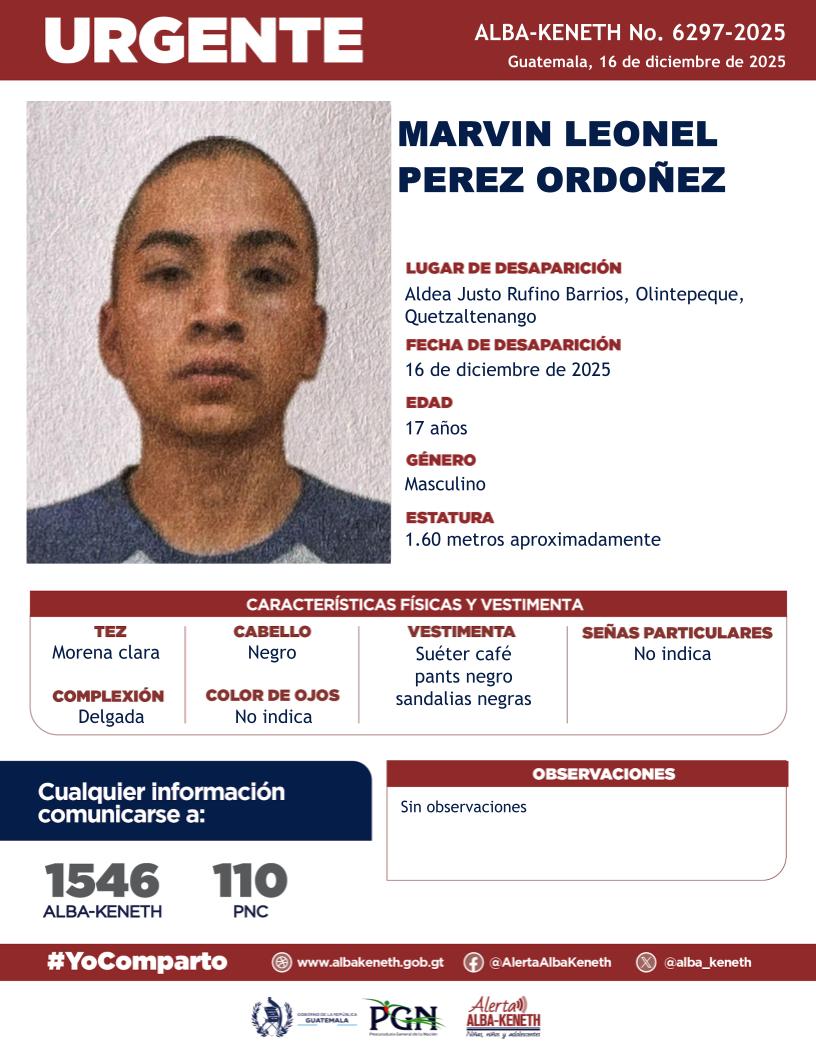 Marvin Leonel Perez Ordoñez