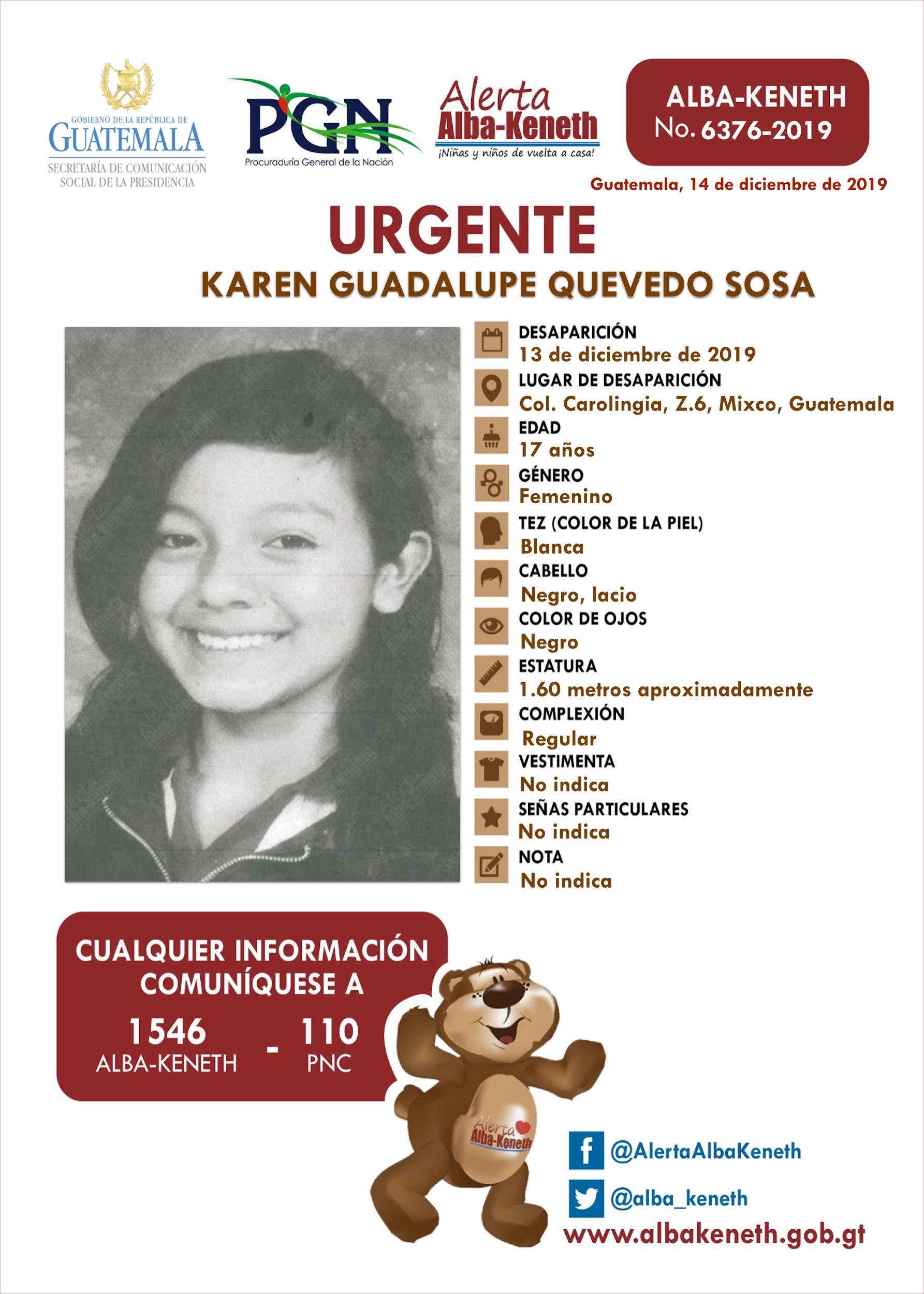 Karen Guadalupe Quevedo Sosa