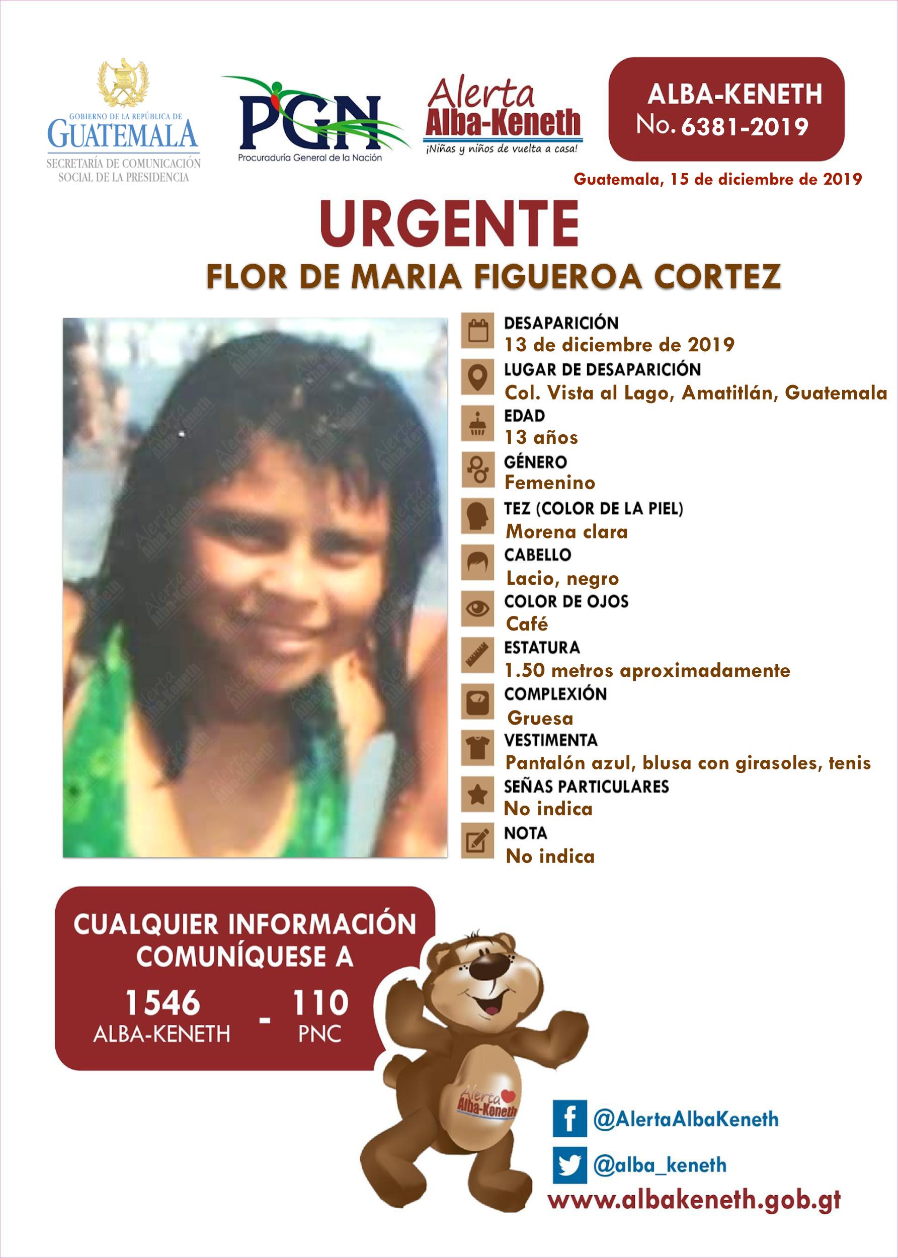 Flor de Maria Figueroa Cortez