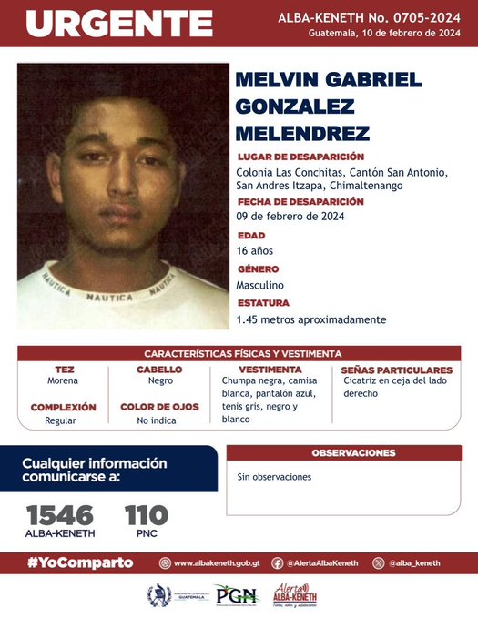 Melvin Gabriel Gonzalez Melendrez