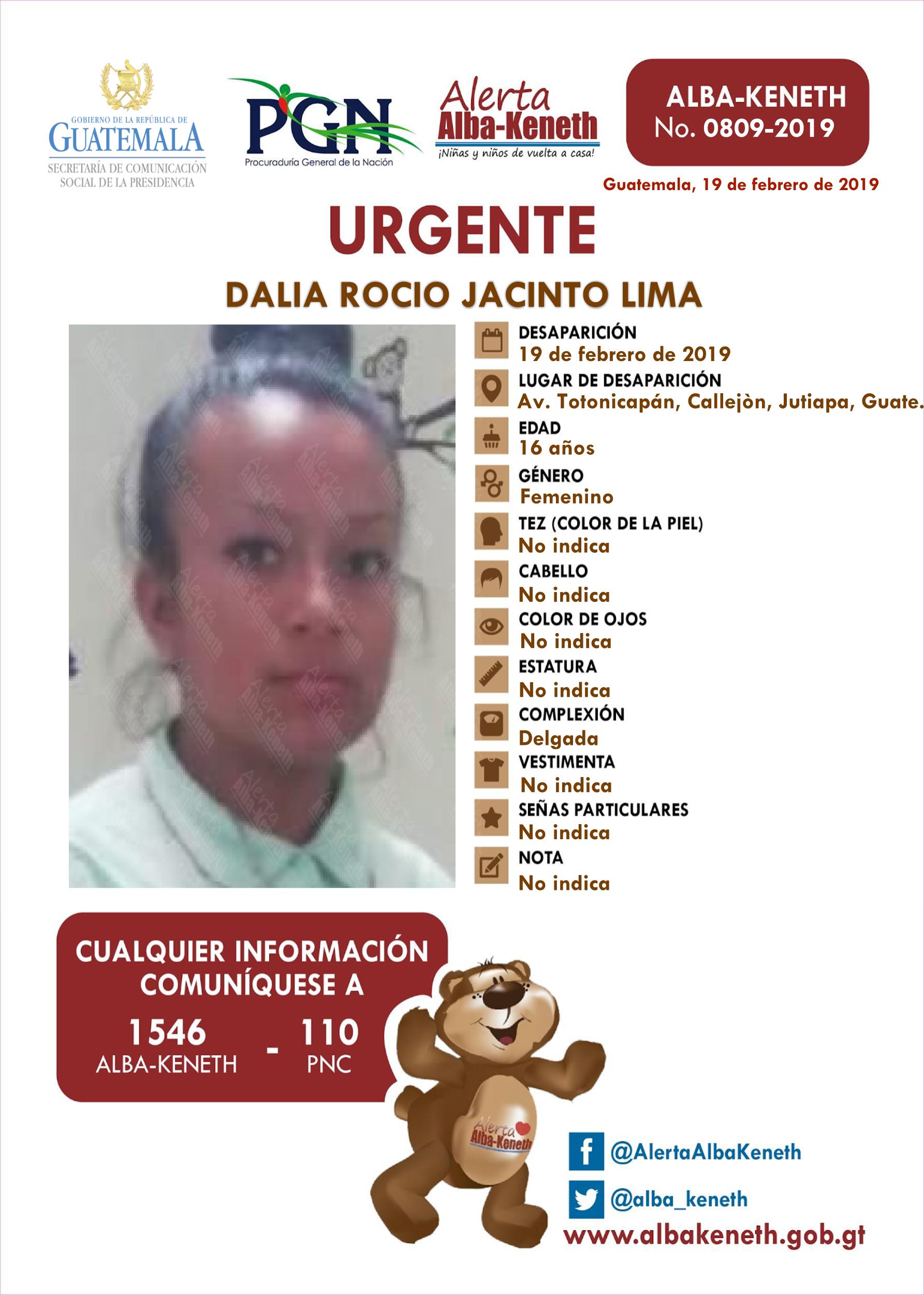 Dalia Rocio Jacinto Lima