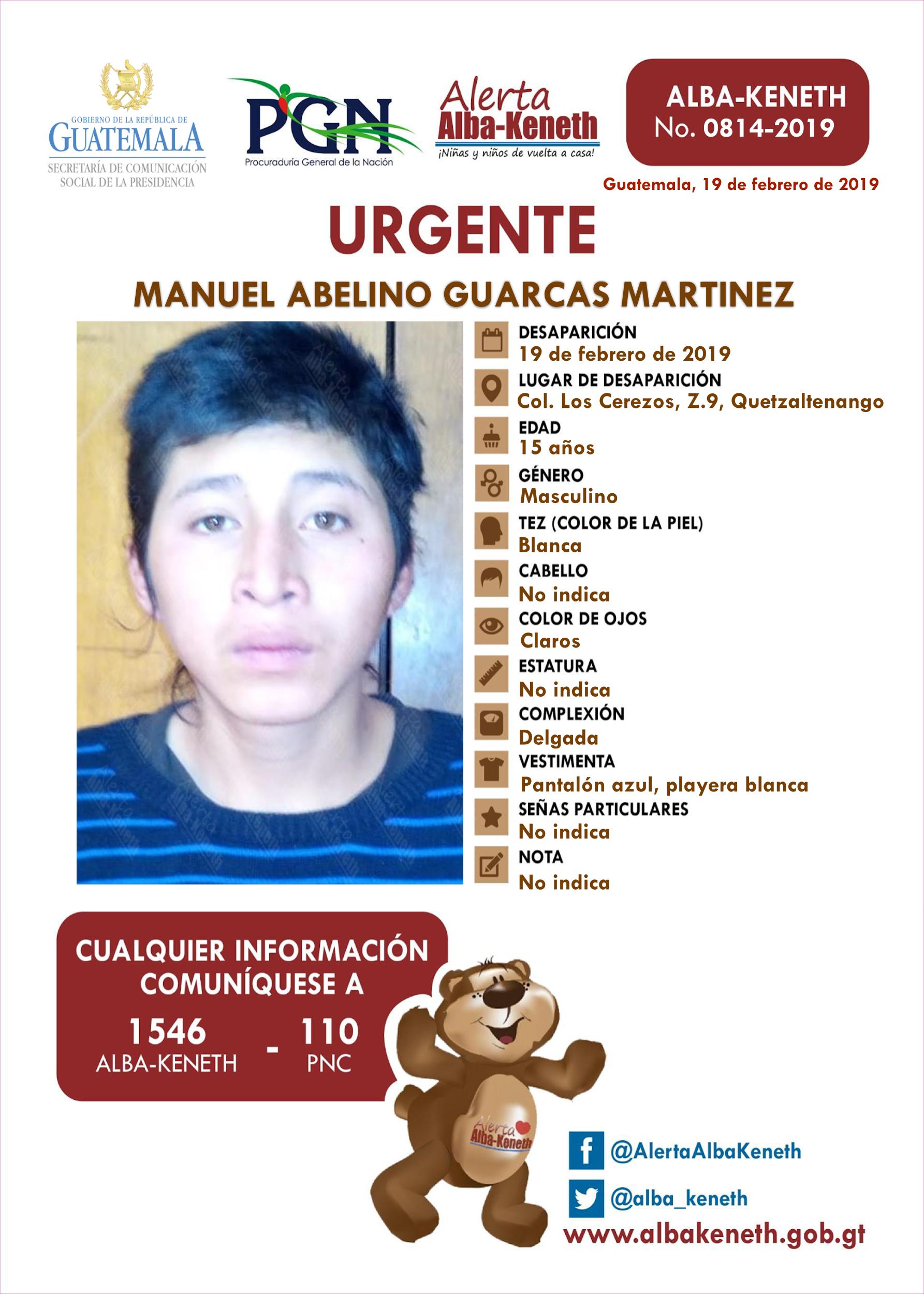 Manuel Abelino Guarcas Martinez